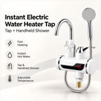 Instant Electric Water Heater Tap with Detachable Shower – Hot Water in Seconds