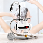 Instant Electric Water Heater Tap with Detachable Shower – Hot Water in Seconds